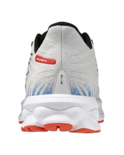 MIZUNO -SNEAKERS WAVE SKYRISE 6 BIANCHE CON DETTAGLI NERI -BLUE ARANCIONI DA UOMO,  J1GC2509_06