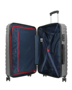 MODO BY RONCATO - TROLLEY ABS ANTRACITE 4 RUOTE CON COMBINAZIONE TSA