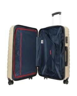 MODO BY RONCATO - TROLLEY ABS BEIGE 4 RUOTE CON COMBINAZIONE TSA