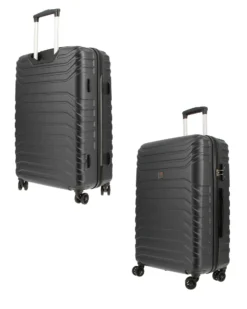 MODO BY RONCATO - TROLLEY ABS NERO 4 RUOTE CON COMBINAZIONE TSA