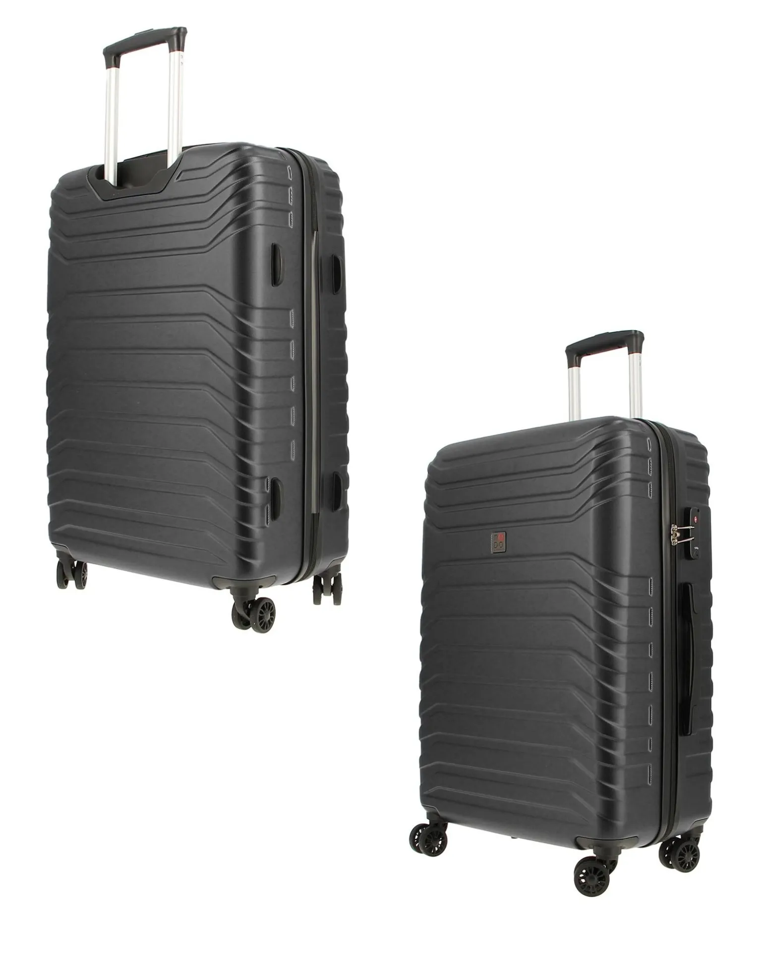 MODO BY RONCATO - TROLLEY ABS NERO 4 RUOTE CON COMBINAZIONE TSA