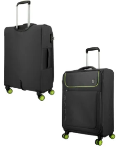 MODO BY RONCATO - TROLLEY NERO IN TESSUTO CON LUCCHETTO TSA