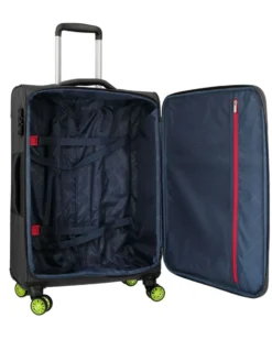 MODO BY RONCATO - TROLLEY NERO IN TESSUTO CON LUCCHETTO TSA