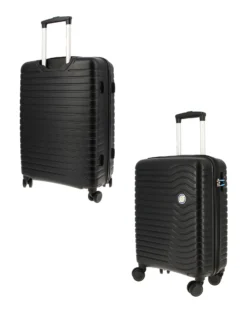 MODO BY RONCATO - TROLLEY NERO 4 RUOTE DOPPIE IN ABS CON COMBINAZIONE TSA