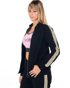 MY JEWELS - DONNA FELPA COREANA FULL ZIP