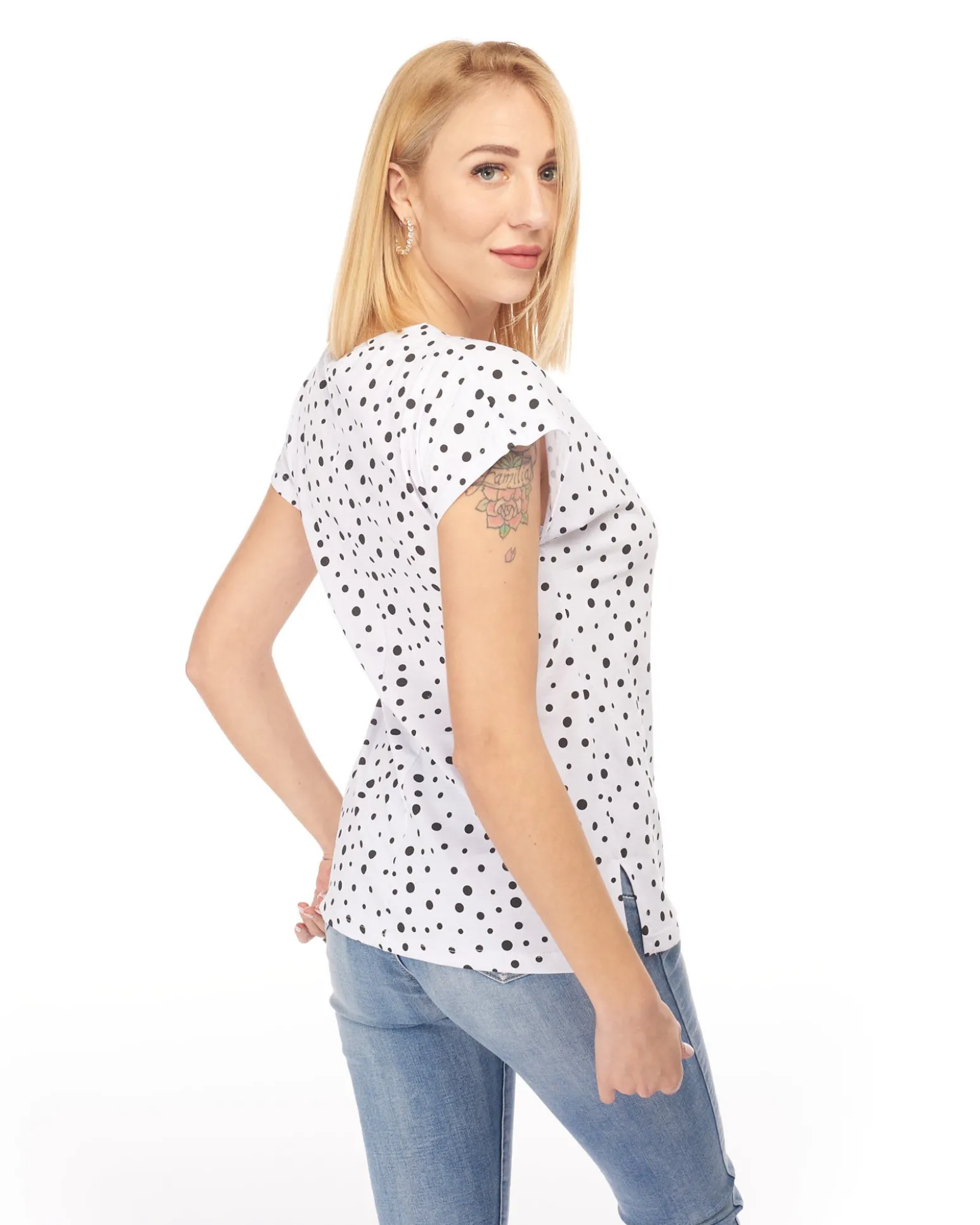 MY JEWELS - DONNA TSHIRT MANICA CORTA POIS