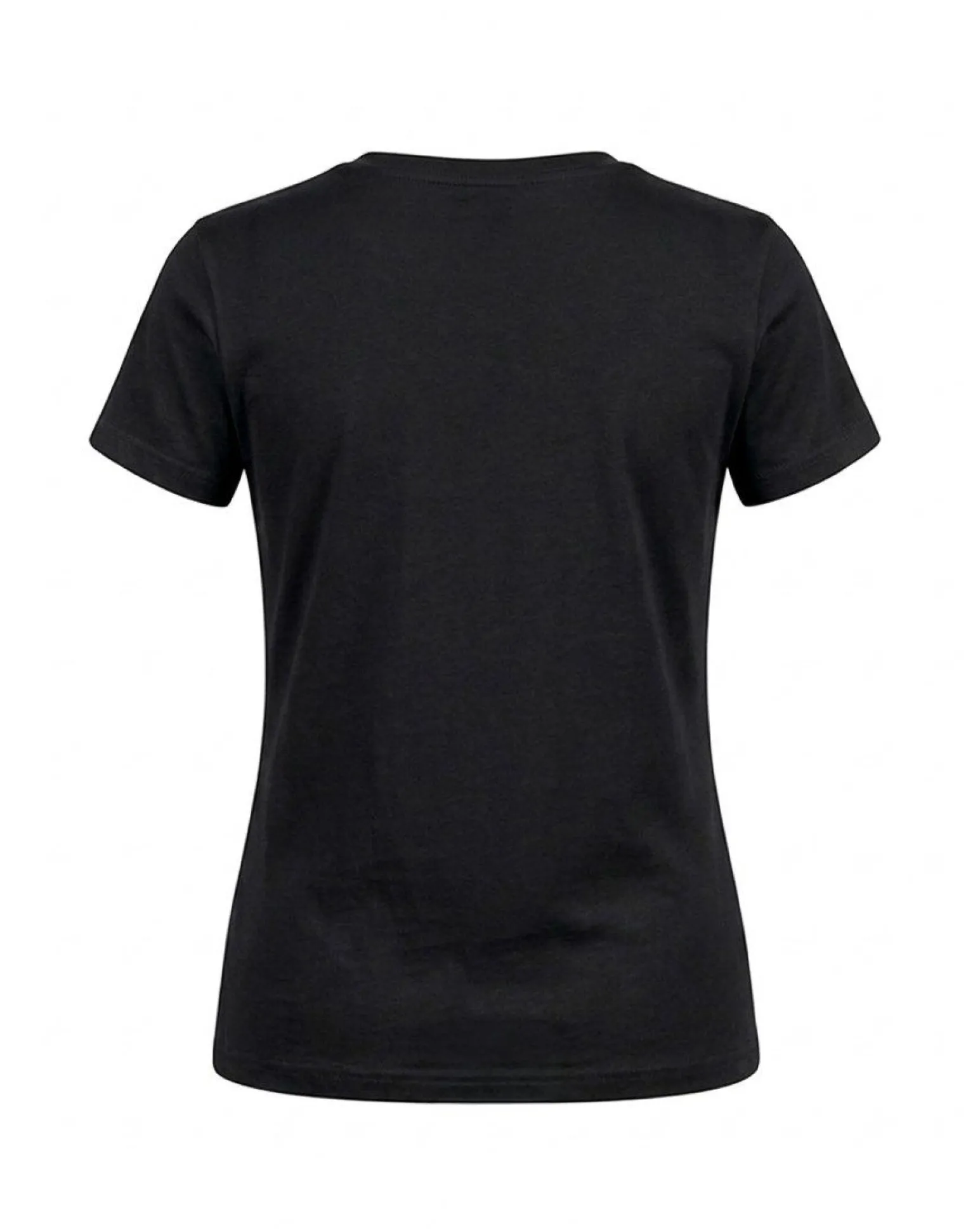 MY JEWELS - Tshirt mezza manica con scollo a V BAMBOO nera