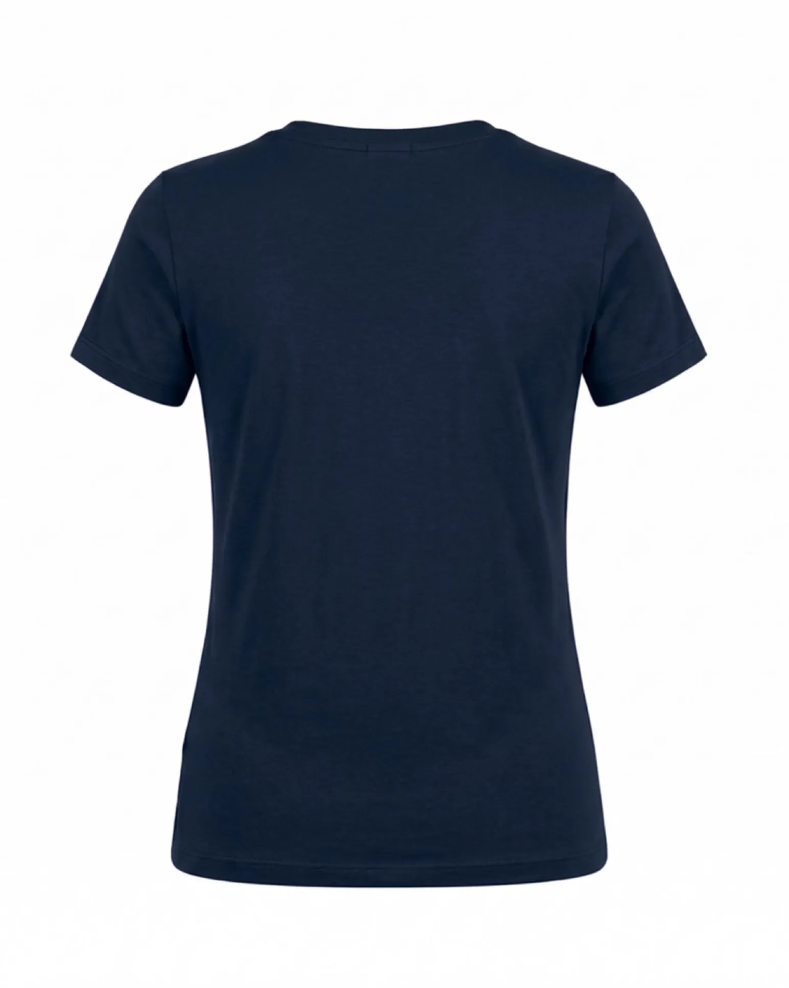 MY JEWELS - Tshirt mezza manica con scollo a V BAMBOO blu