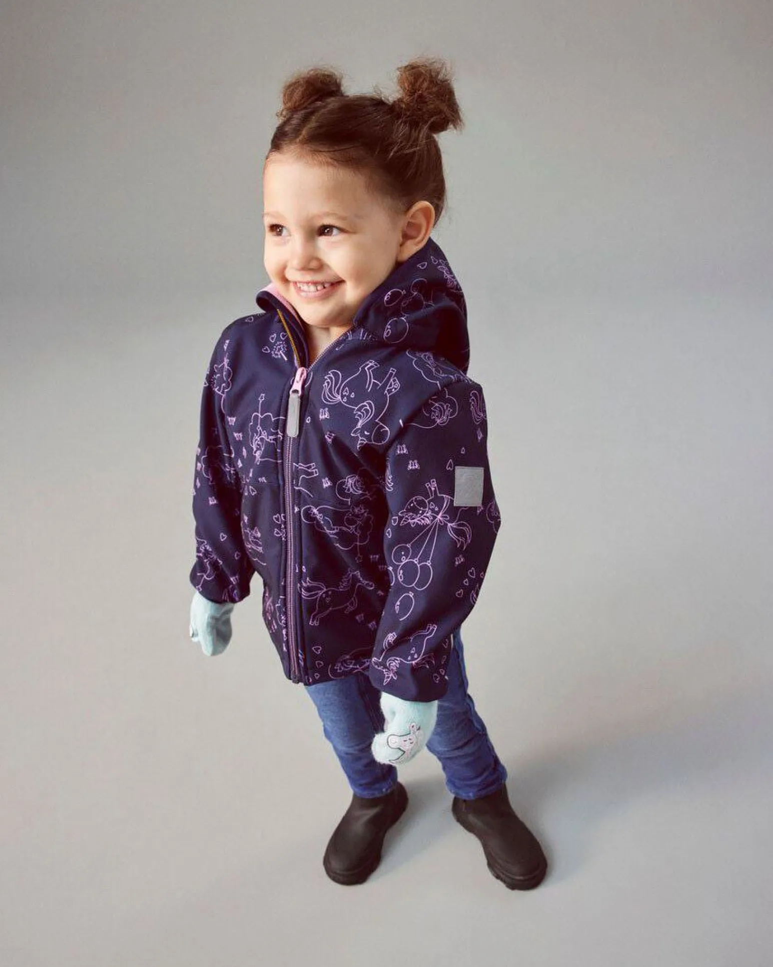 NAME IT - BIMBA GIUBBINO NAVY CON CAPPUCCIO