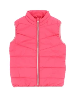 NAME IT - GILET SMANICATO ROSA DA BIMBA