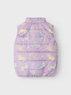 NAME IT - SMANICATO ROSA DA BAMBINA CON STAMPA UNICORNI