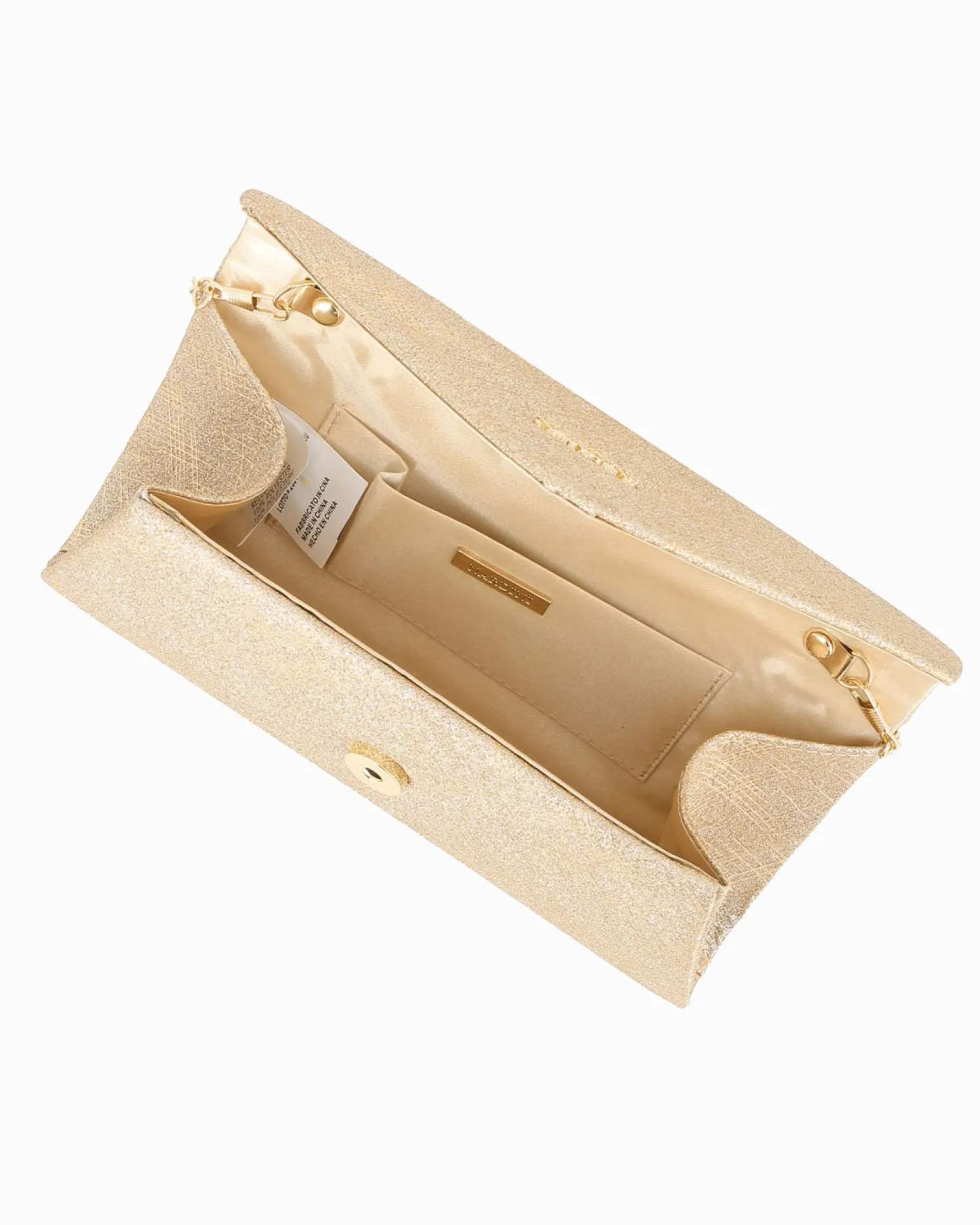 NARDINI - Borsa pochette platino luminosa per cerimonia