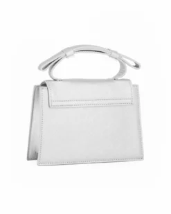 NARDINI - Clutch argento con patta