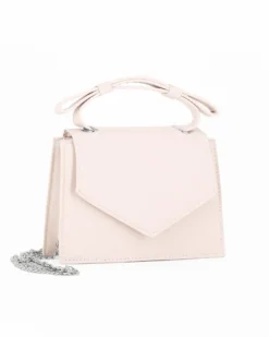 NARDINI - Clutch beige con patta