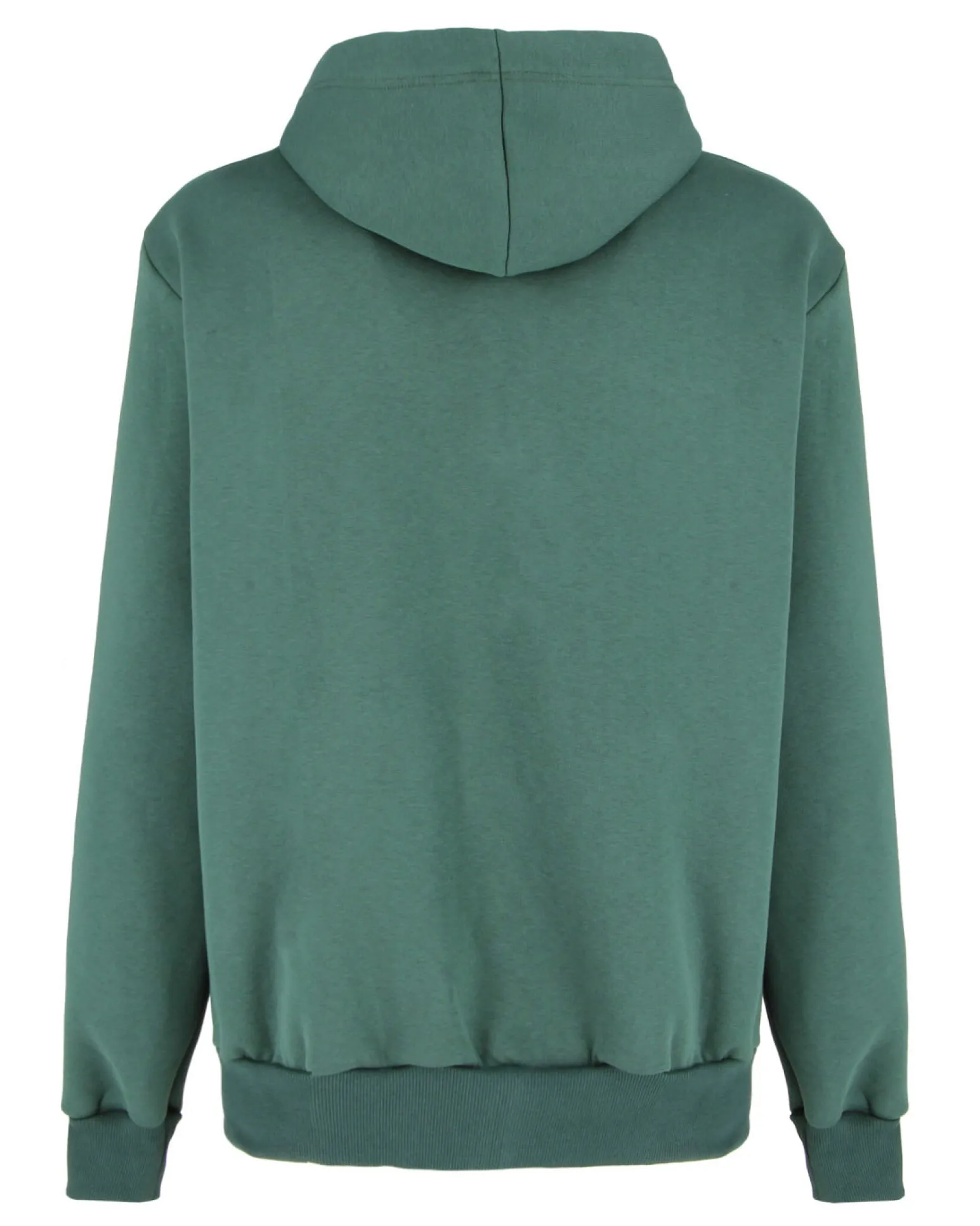 NASA - FELPA VERDE DA UOMO CON ZIP E CAPPUCCIO