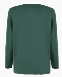NASA - MAGLIA MANICA LUNGA VERDE DA UOMO CON LOGO