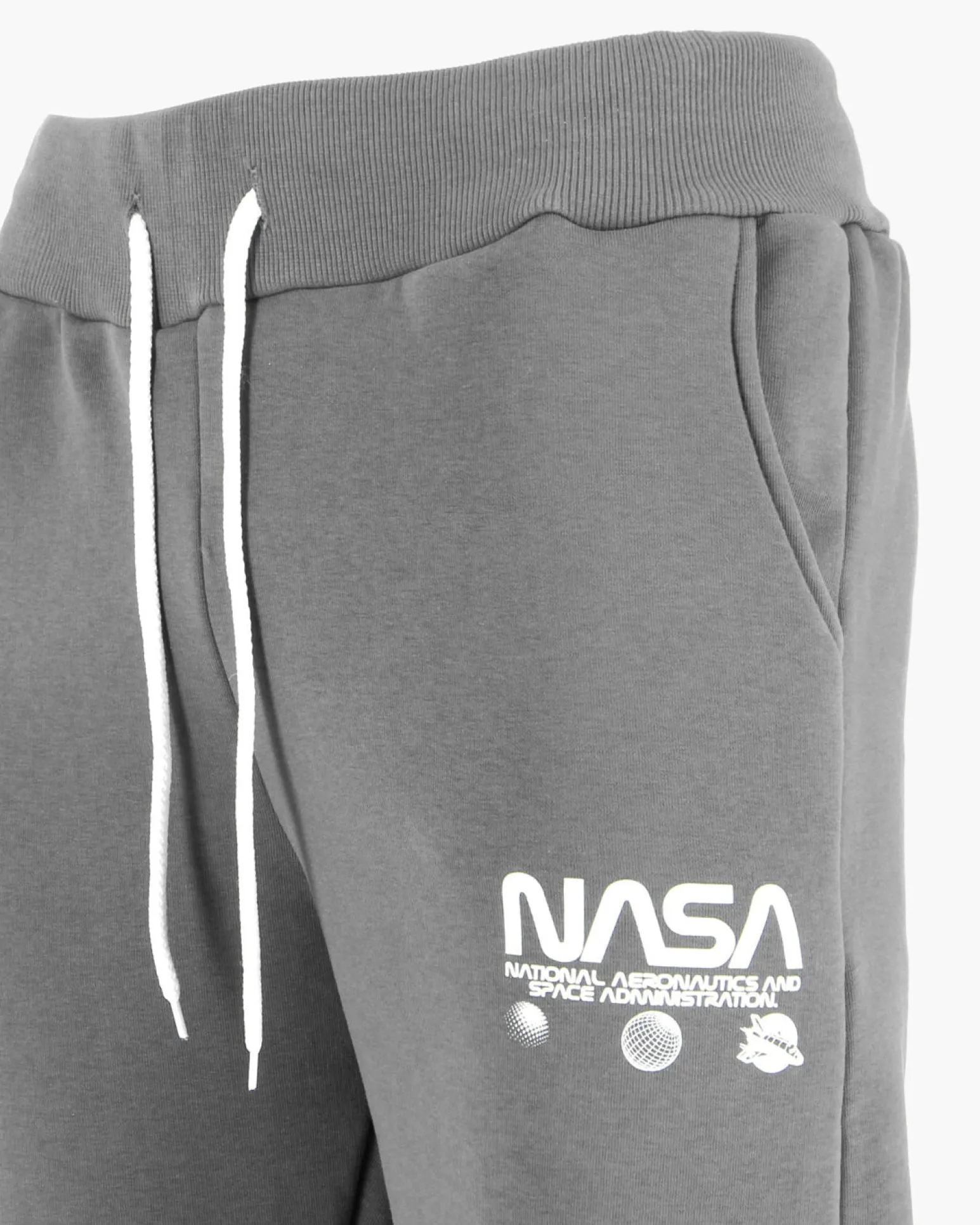 NASA - PANTALONE FELPA GRIGIO DA UOMO