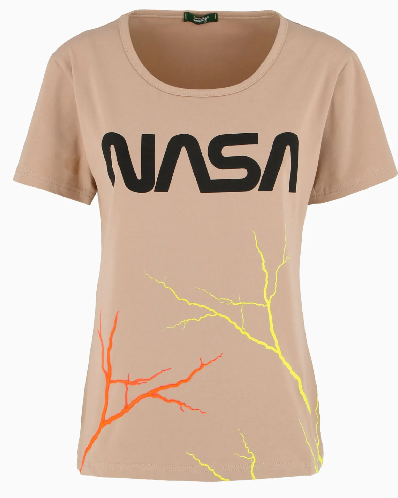 NASA - TSHIRT BEIGE DA DONNA LOGO NASA