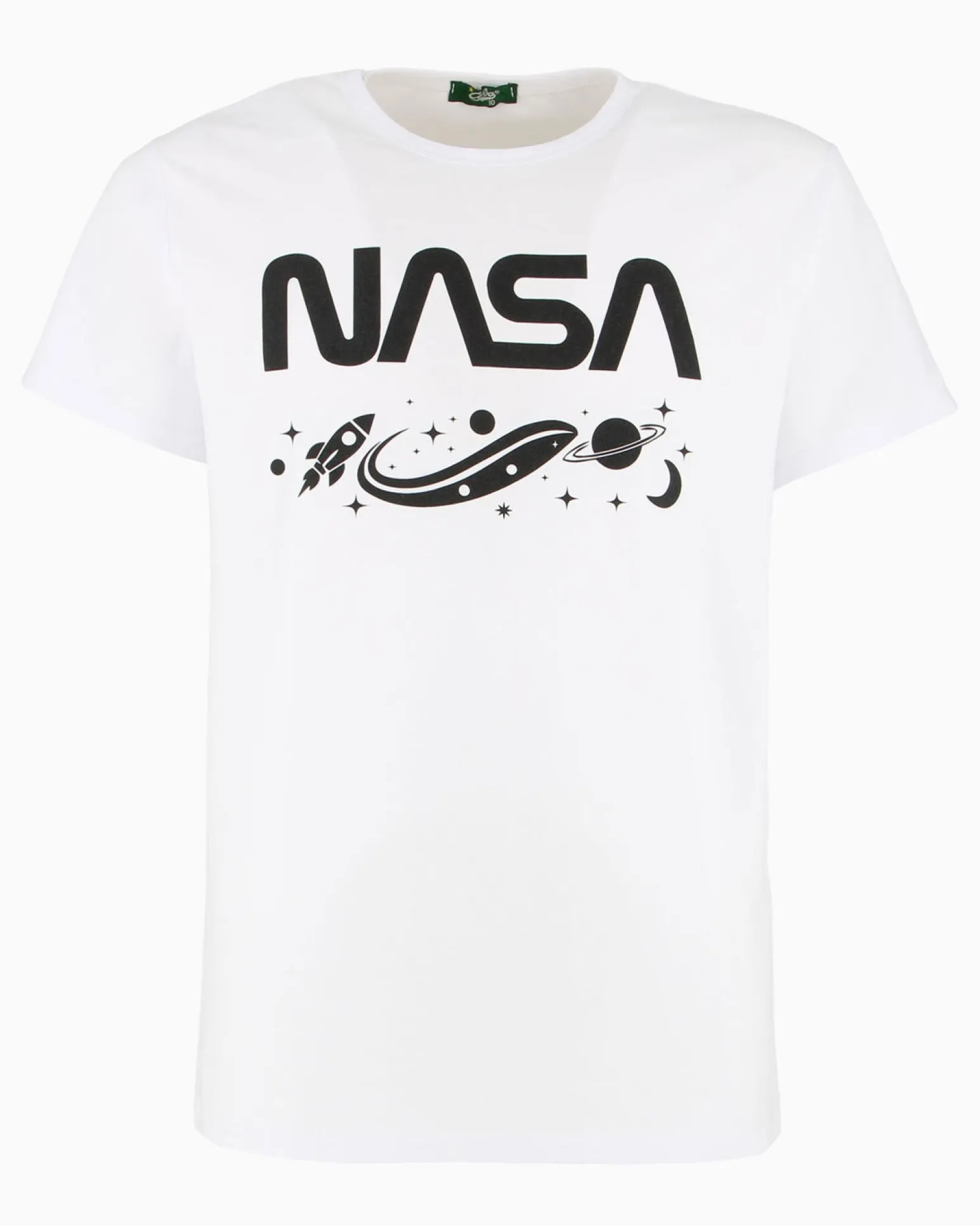 NASA - TSHIRT BIANCA DA UOMO LOGO NASA