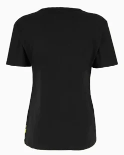 NASA - TSHIRT NERA DA DONNA LOGO NASA