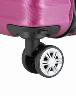 NAZARENO GABRIELLI - TROLLEY BORDEAUX IN ABS 4 RUOTE