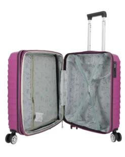 NAZARENO GABRIELLI - TROLLEY BORDEAUX IN ABS 4 RUOTE