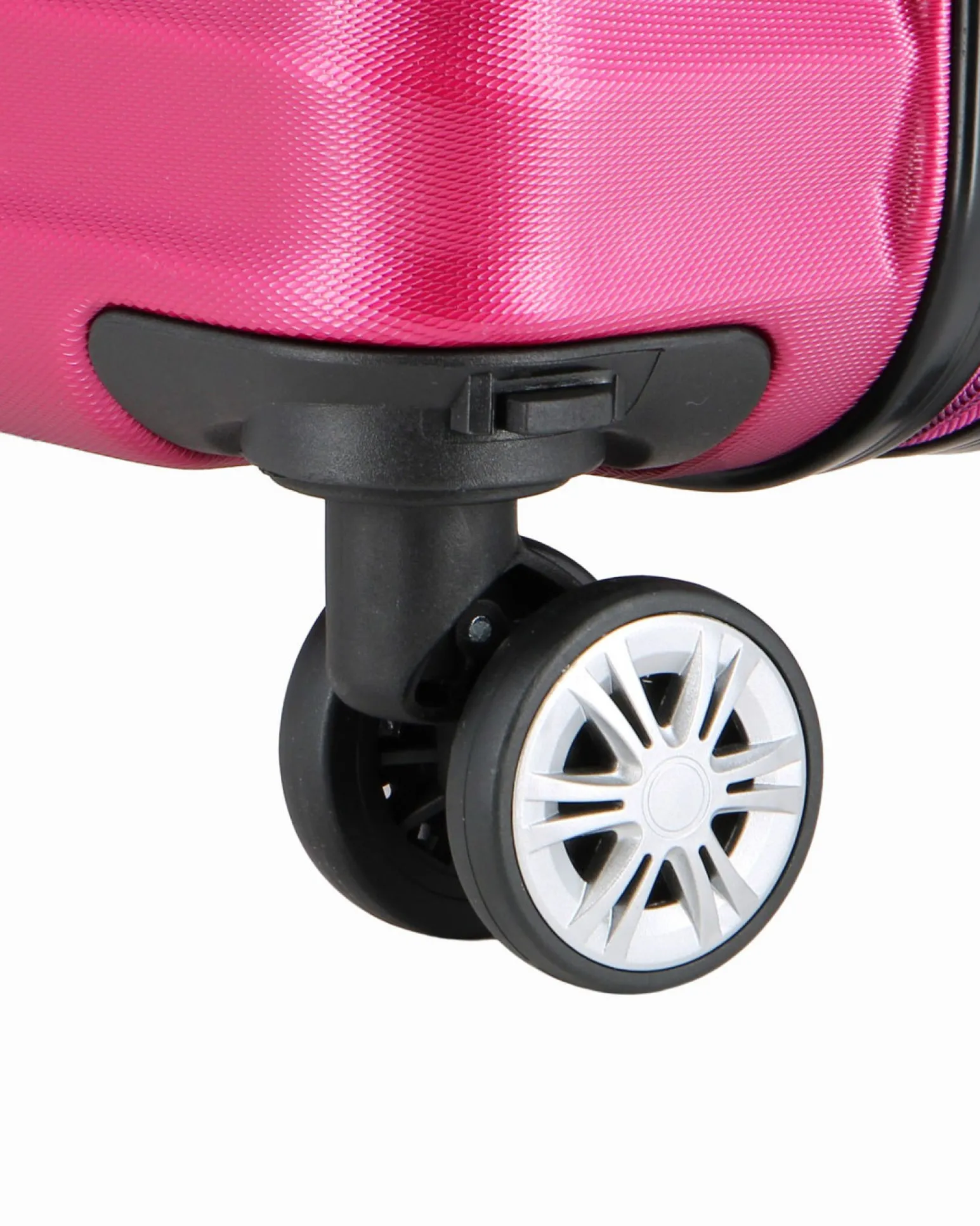 NAZARENO GABRIELLI - TROLLEY FUXIA IN ABS 4 RUOTE