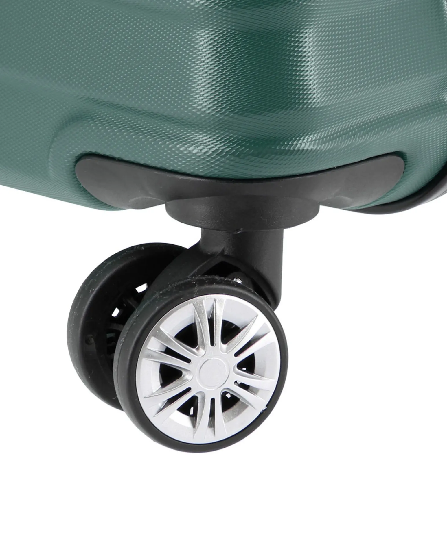 NAZARENO GABRIELLI - TROLLEY VERDE IN ABS 4 RUOTE