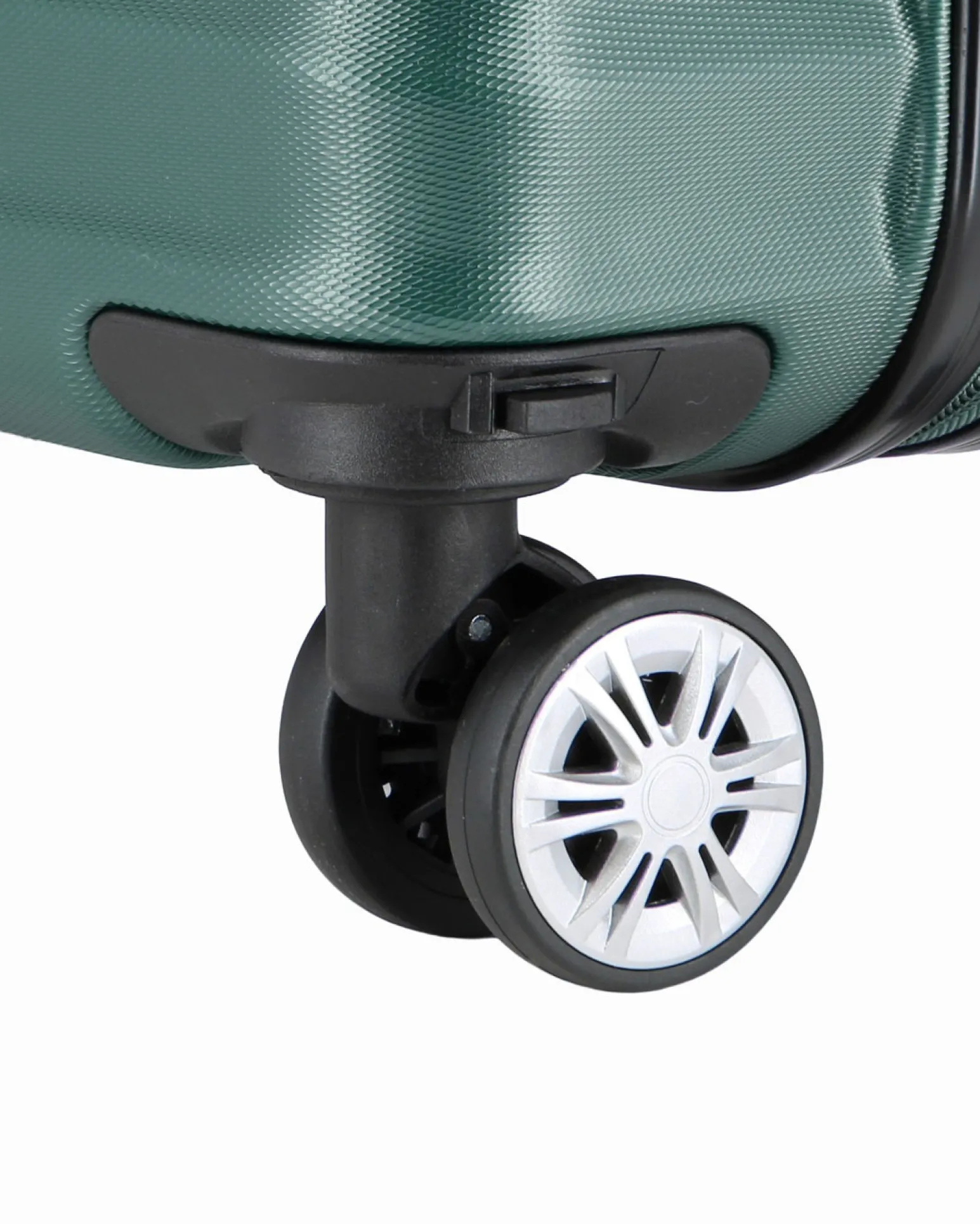 NAZARENO GABRIELLI - TROLLEY VERDE IN ABS 4 RUOTE
