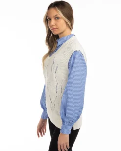 NEON & NYLON by Only - MAGLIA SMANICATA ONLASTA LIFE