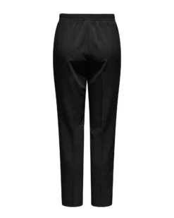 NEON&NYLON - PANTALONE NERO CON VITA ELASTICIZZATA E TASCA AMERICANA