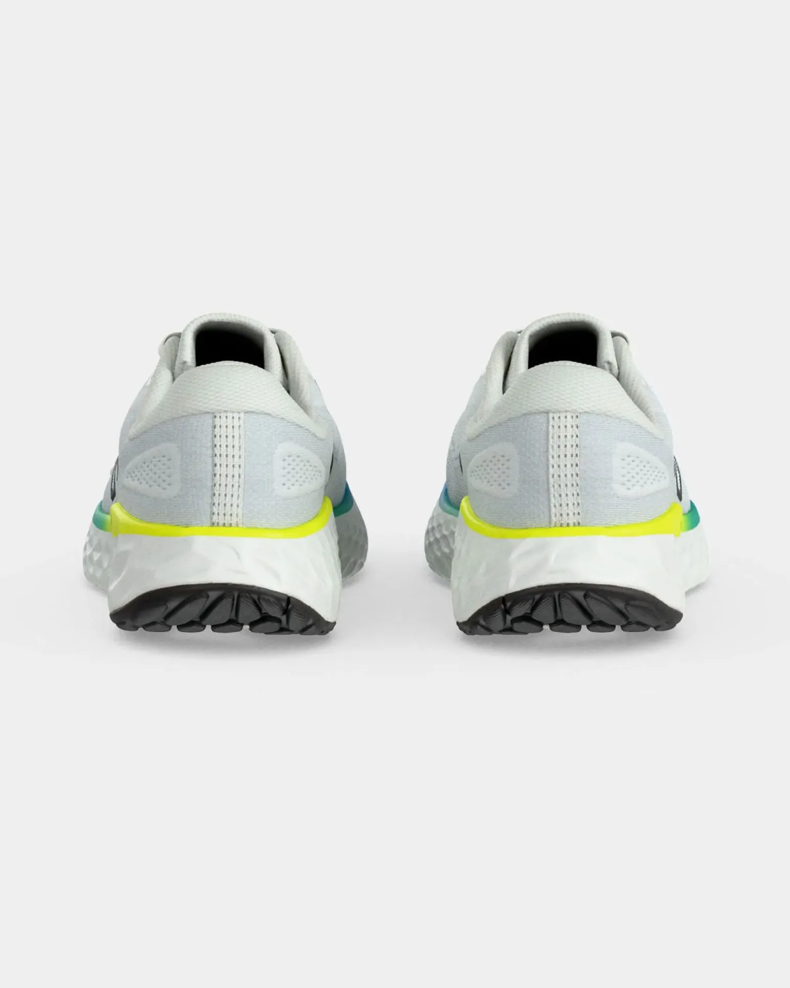 NEW BALANCE - SCARPA DA RUNNING FRESH FOAM EVOZ V4 BIANCA CON DETTAGLI GIALLO FLUO E BLU DA UOMO, MEVOZ2AM