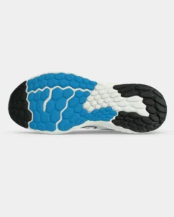 NEW BALANCE - SCARPA DA RUNNING FRESH FOAM EVOZ V4 BIANCA CON DETTAGLI GIALLO FLUO E BLU DA UOMO, MEVOZ2AM