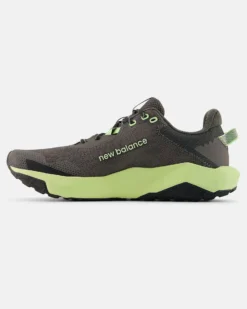 NEW BALANCE - SCARPA DA RUNNING TRAIL NITREL V6 GRIGIA CON DETTAGLI VERDE FLUO DA UOMO, MNTR2MD
