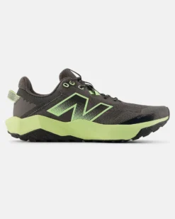 NEW BALANCE - SCARPA DA RUNNING TRAIL NITREL V6 GRIGIA CON DETTAGLI VERDE FLUO DA UOMO, MNTR2MD