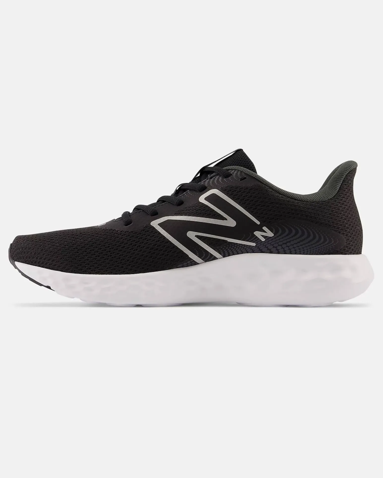 NEW BALANCE - SCARPA DA RUNNING NERA CON DETTAGLI GRIGI DA UOMO, M411LB3