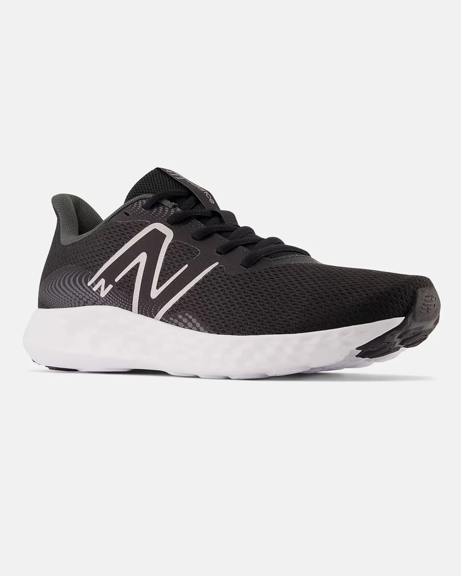 NEW BALANCE - SCARPA DA RUNNING NERA CON DETTAGLI GRIGI DA UOMO, M411LB3