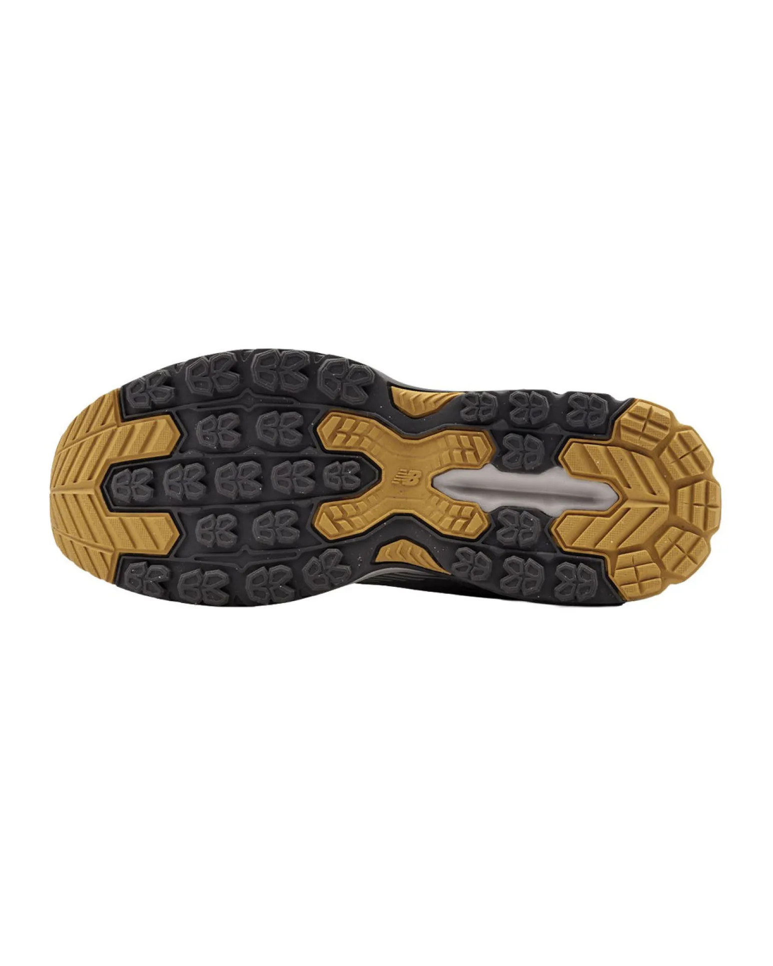 NEW BALANCE - SCARPE DA RUNNING TRAIL SYNTHETIC GRIGIE CON DETTAGLI GIALLI DA UOMO, M4105G0