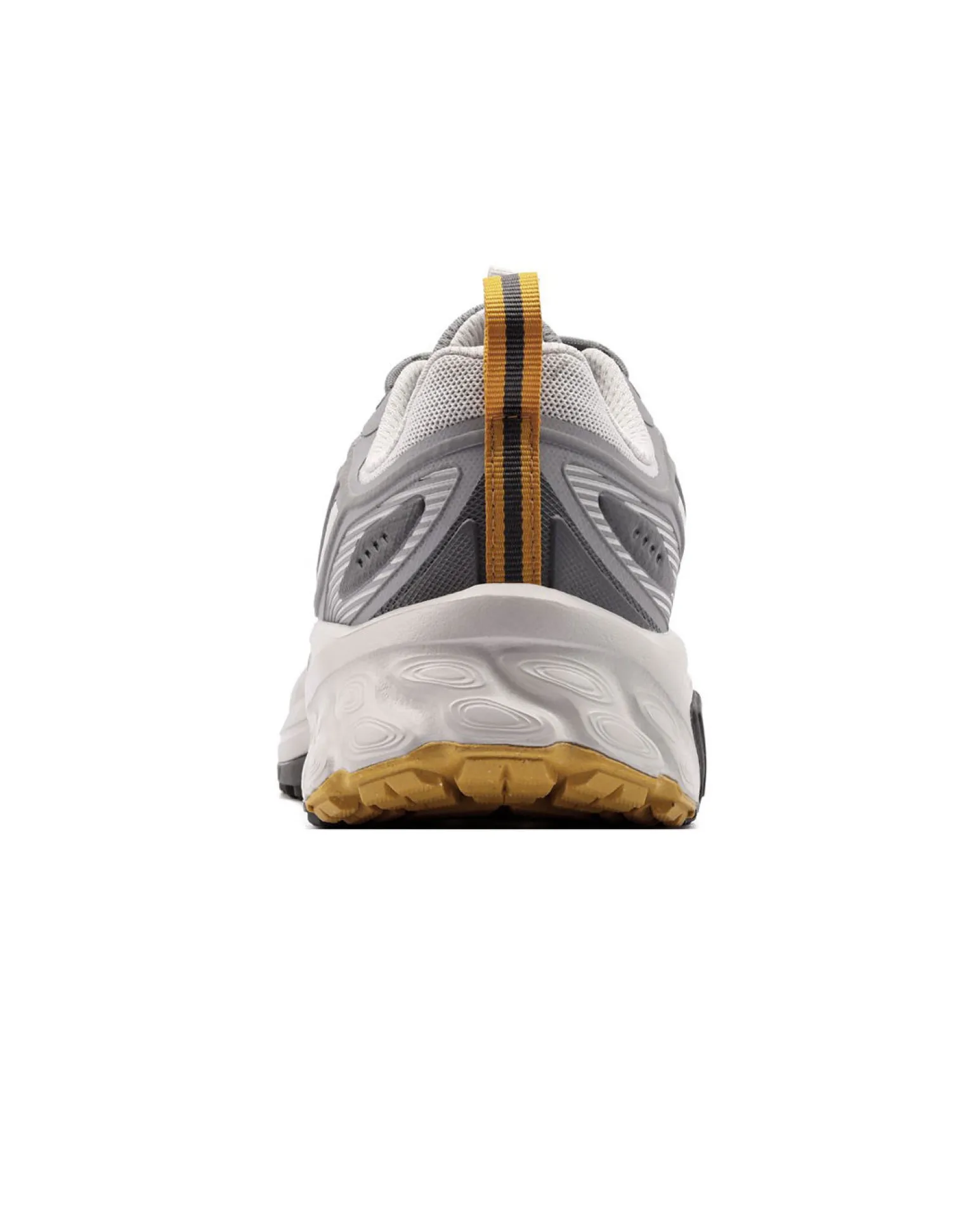 NEW BALANCE - SCARPE DA RUNNING TRAIL SYNTHETIC GRIGIE CON DETTAGLI GIALLI DA UOMO, M4105G0