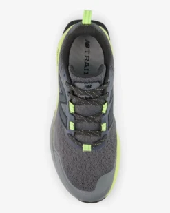 NEW BALANCE - SCARPE DA RUNNING TRAIL FRESH FOAM GRIGIE CON DETTALI GIALLO FLUO DA UOMO, MGARO1PX