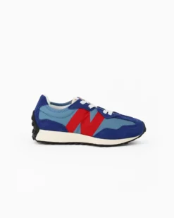 NEW BALANCE 327 - SNEAKERS DA BAMBINO BLU E ROSSA, NUMERATA 28/35 - PH327VD