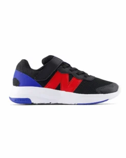 NEW BALANCE - SNEAKERS DA RUNNING BIMBO NERA, BLU E ROSSA  SYN/MESH - DAL 28 AL 35 -  PT578AB