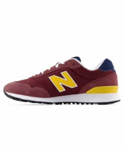 NEW BALANCE - SNEAKERS DA UOMO BORDEAUX, GIALLA E BLU  LIFESTYLE SUEDE/TEX - ML515WN