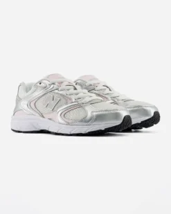 NEW BALANCE - SNEAKERS JUNIOR  LIFESTYLE ROSA, BIANCHE E SILVER DAL 35.5 AL 40, G4085Y8