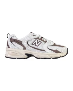 NEW BALANCE -  SNEAKERS LIFESTYLE BIANCHE CON DETTAGLI MARRONI, U5308EL