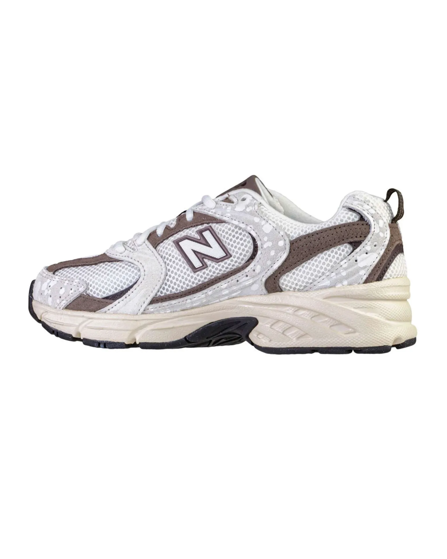 NEW BALANCE - SNEAKERS LIFESTYLE BIANCHE CON DETTAGLI MARRONI, U5308EL