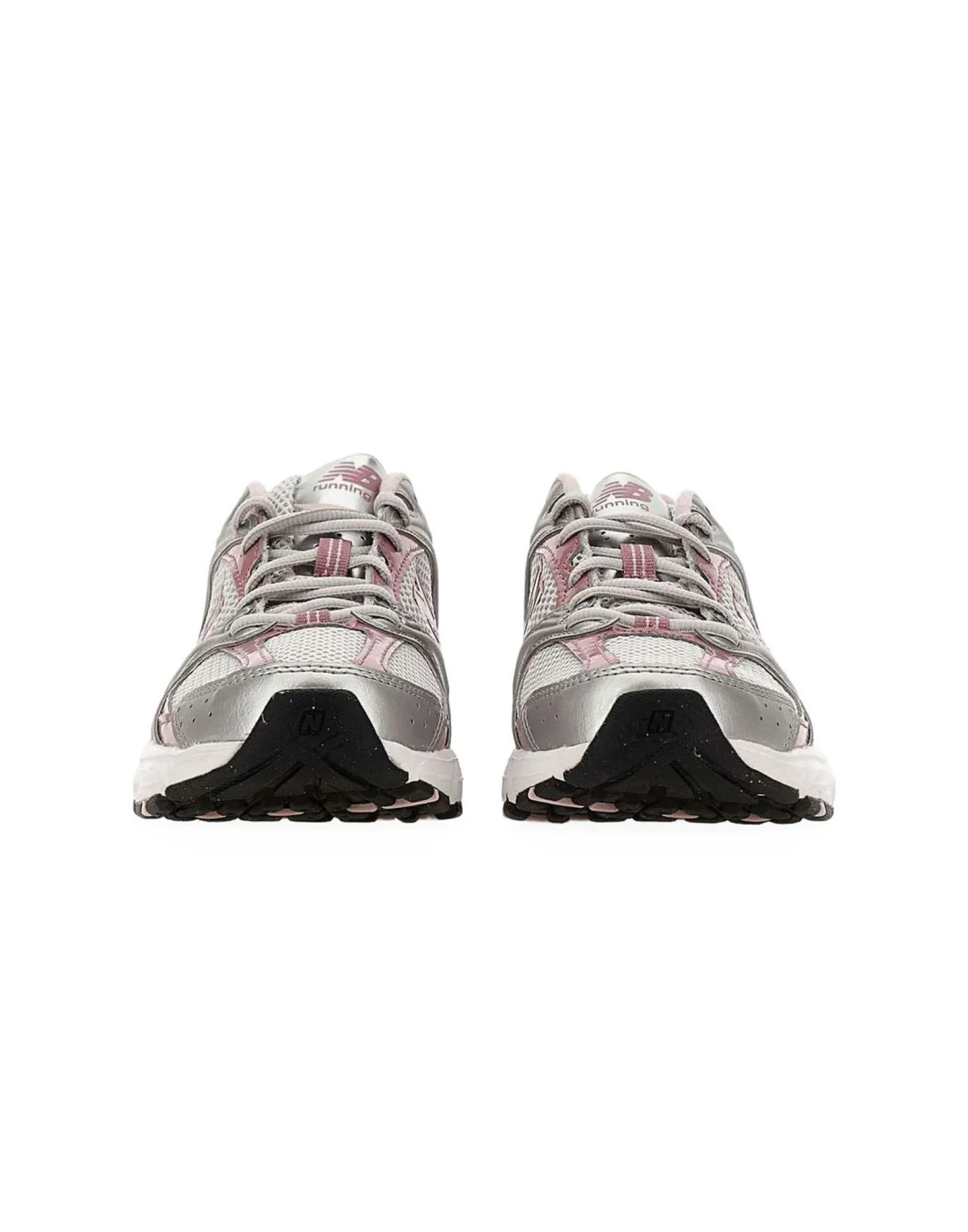 NEW BALANCE - SNEAKERS LIFESTYLE SILVER CON DETTAGLI ROSA CHIARO E ROSA ANTICO, U53022Q