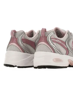 NEW BALANCE - SNEAKERS LIFESTYLE SILVER CON DETTAGLI ROSA CHIARO E ROSA ANTICO, U53022Q