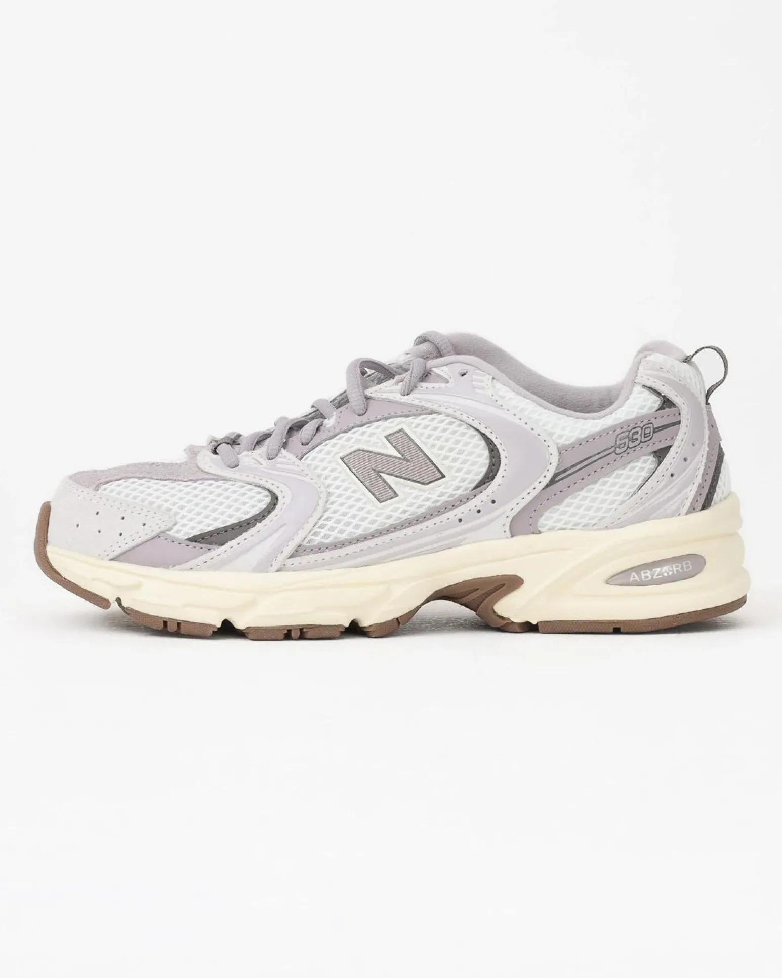 NEW BALANCE - SNEAKERS LIFESTYLE BIANCHE CON DETTAGLI MALVA E GRIGI, U5307VI