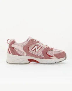 NEW BALANCE - SNEAKERS LIFESTYLE ROSA ANTICO CON DETTAGLI ROSA, BIANCHI E ROSSI, U5304GM